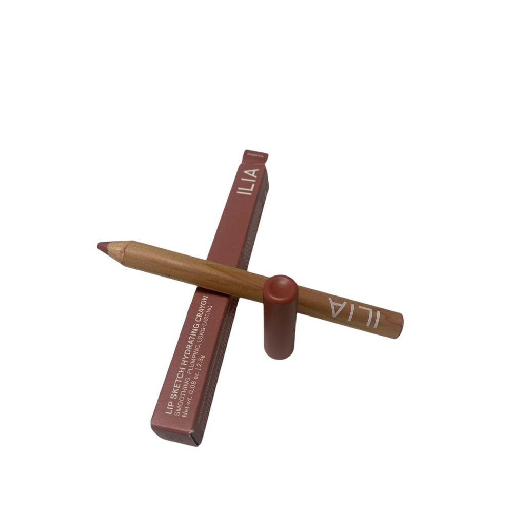 ILIA Lip Sketch Hydrating Lipstick + Lip Liner Crayon in Banquette (READ)